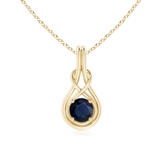 Round A Blue Sapphire