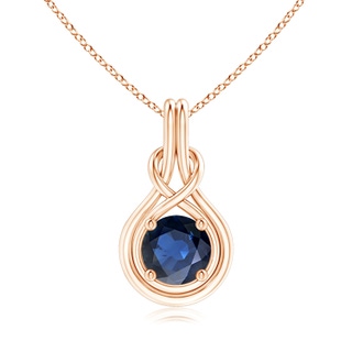 Round AA Blue Sapphire