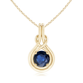 Round AA Blue Sapphire