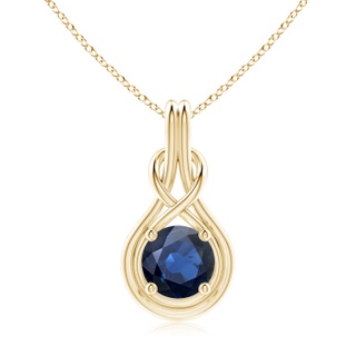 Round AA Blue Sapphire