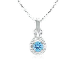 Round A Swiss Blue Topaz