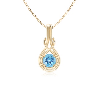 Round A Swiss Blue Topaz