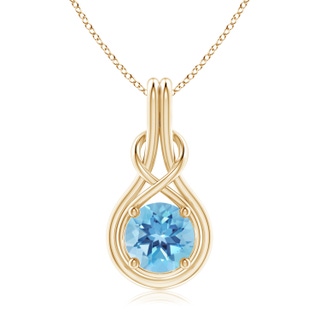 Round A Swiss Blue Topaz