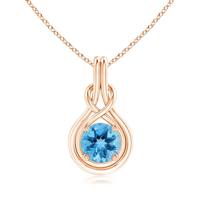 AA - Swiss Blue Topaz / 2.35 CT / 14 KT Rose Gold