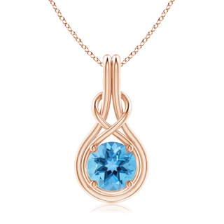 Round AA Swiss Blue Topaz
