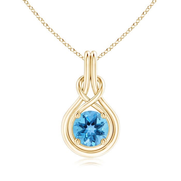 AA - Swiss Blue Topaz / 2.35 CT / 14 KT Yellow Gold