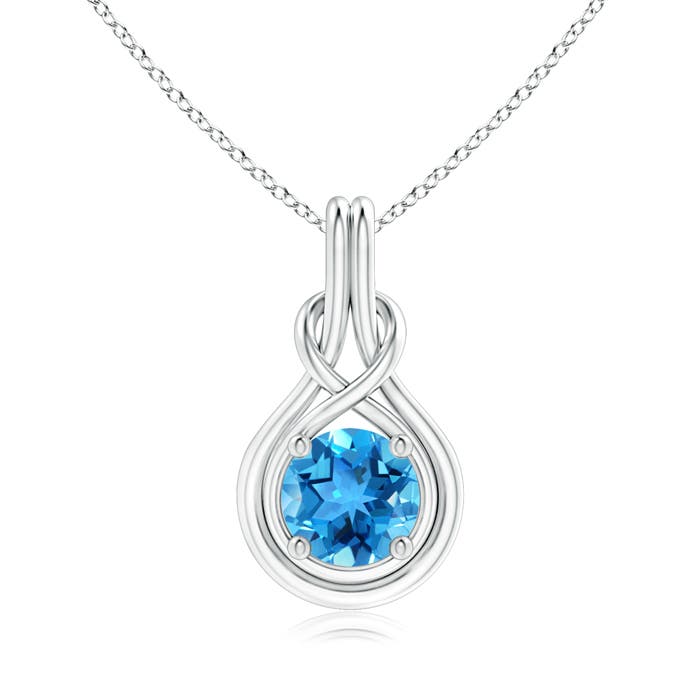 AAA - Swiss Blue Topaz / 2.35 CT / 14 KT White Gold