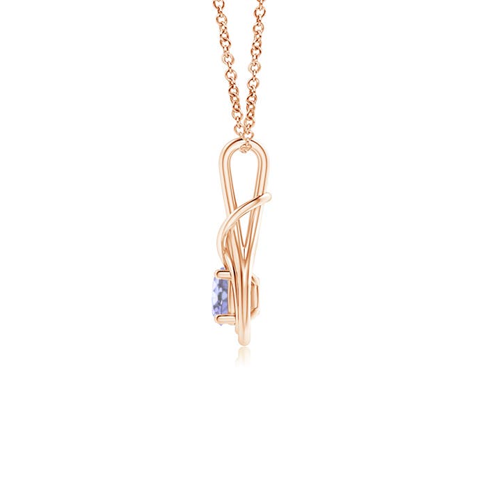 A - Tanzanite / 0.5 CT / 14 KT Rose Gold