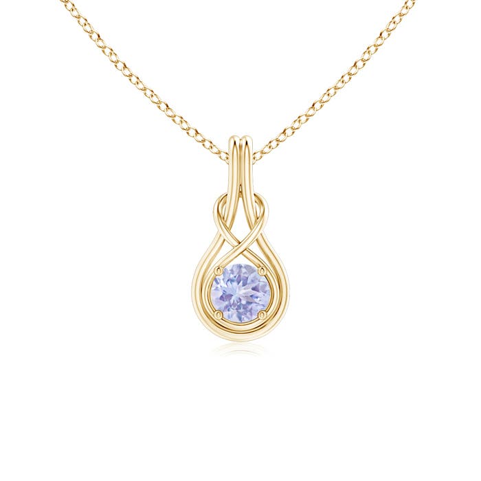 A - Tanzanite / 0.5 CT / 14 KT Yellow Gold