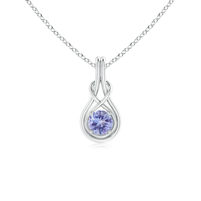 AA - Tanzanite / 0.5 CT / 14 KT White Gold