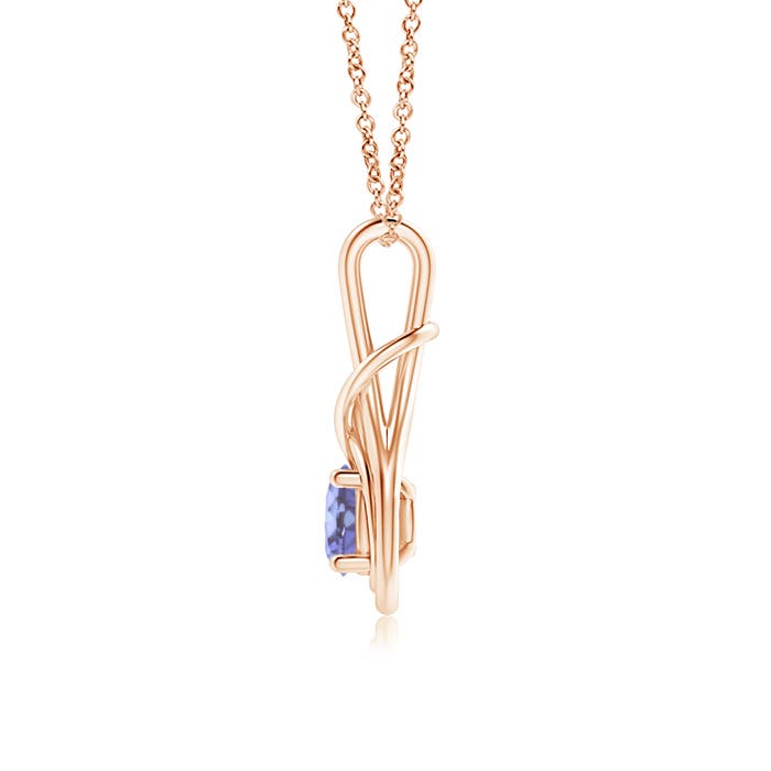 A - Tanzanite / 0.9 CT / 14 KT Rose Gold