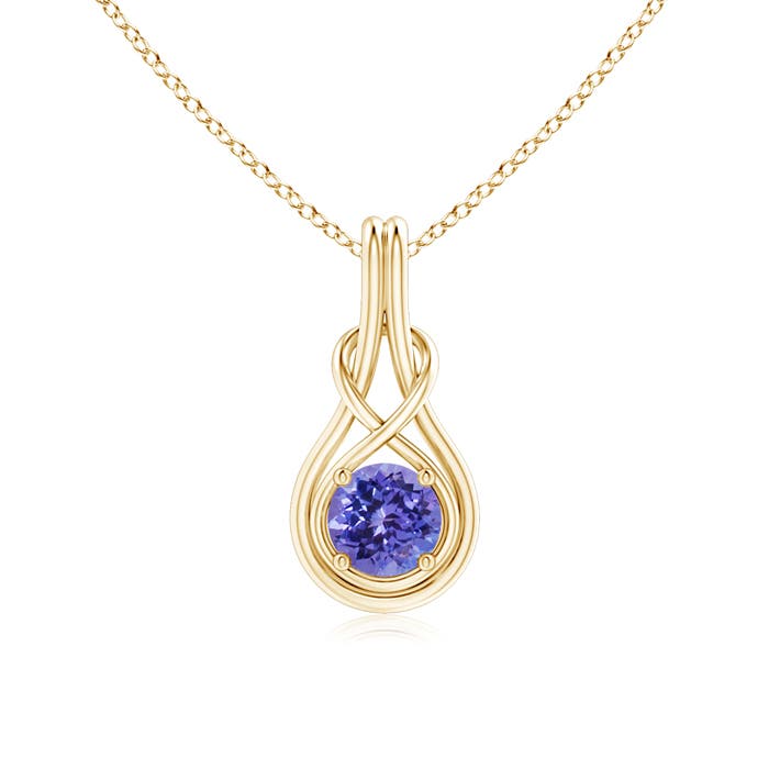 AA - Tanzanite / 0.9 CT / 14 KT Yellow Gold