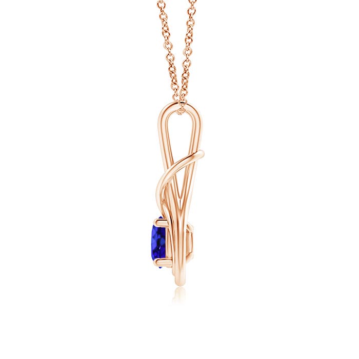 AAA - Tanzanite / 0.9 CT / 14 KT Rose Gold