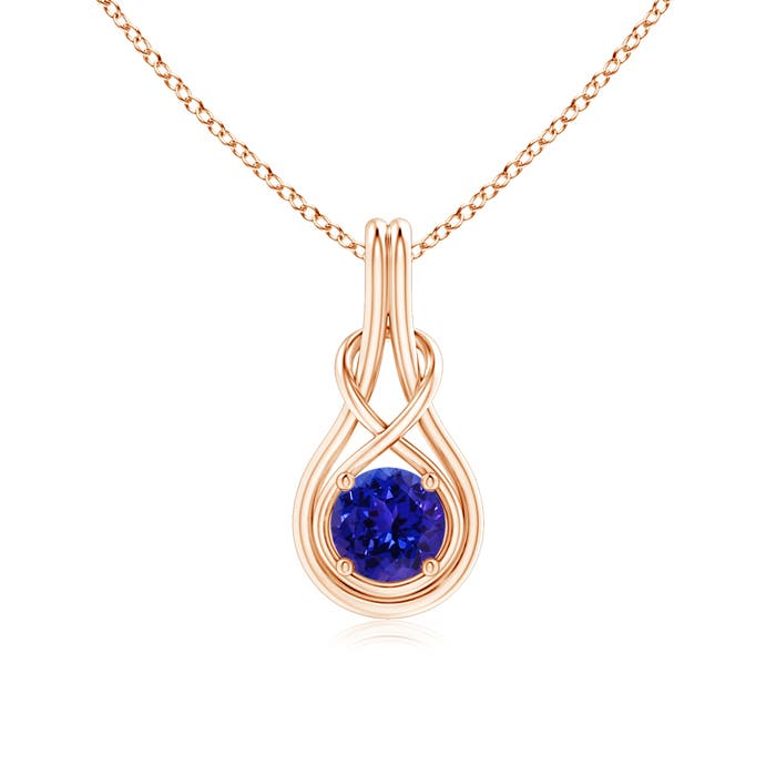 AAAA - Tanzanite / 0.9 CT / 14 KT Rose Gold