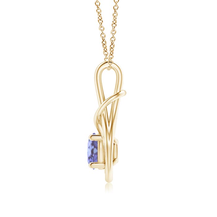 A - Tanzanite / 1.45 CT / 14 KT Yellow Gold