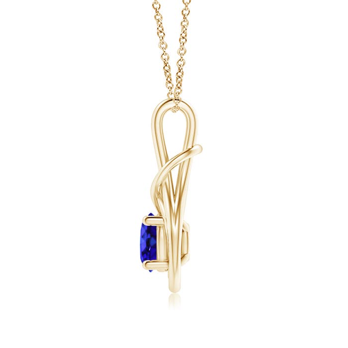 AAA - Tanzanite / 1.45 CT / 14 KT Yellow Gold