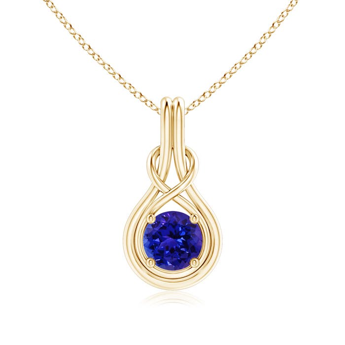 AAAA - Tanzanite / 1.45 CT / 14 KT Yellow Gold