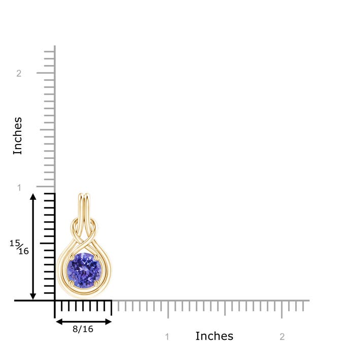 AA - Tanzanite / 1.8 CT / 14 KT Yellow Gold