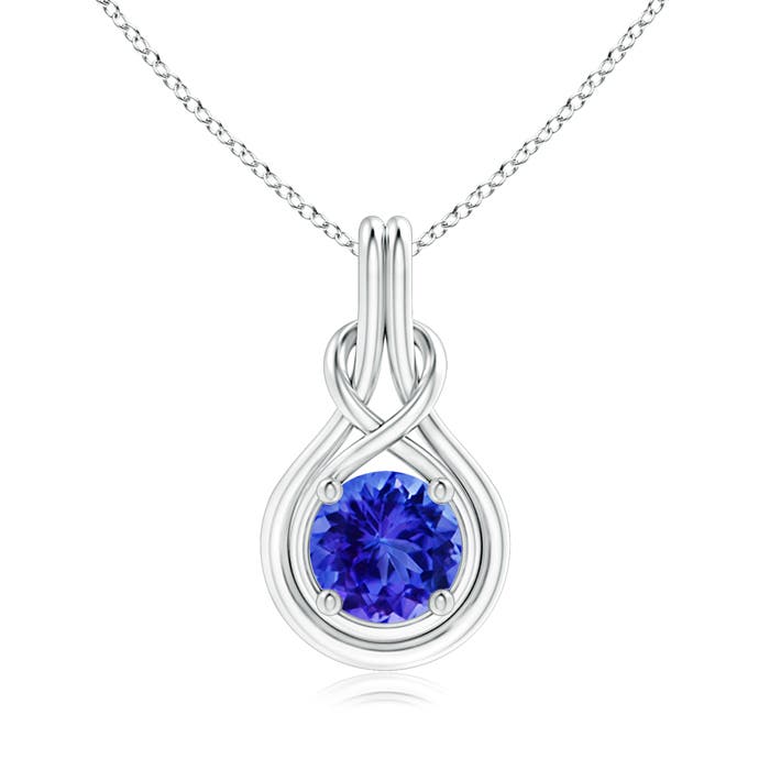 AAA - Tanzanite / 1.8 CT / 14 KT White Gold