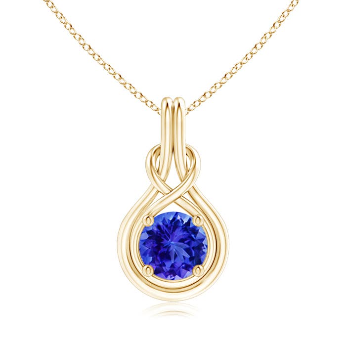 AAA - Tanzanite / 1.8 CT / 14 KT Yellow Gold