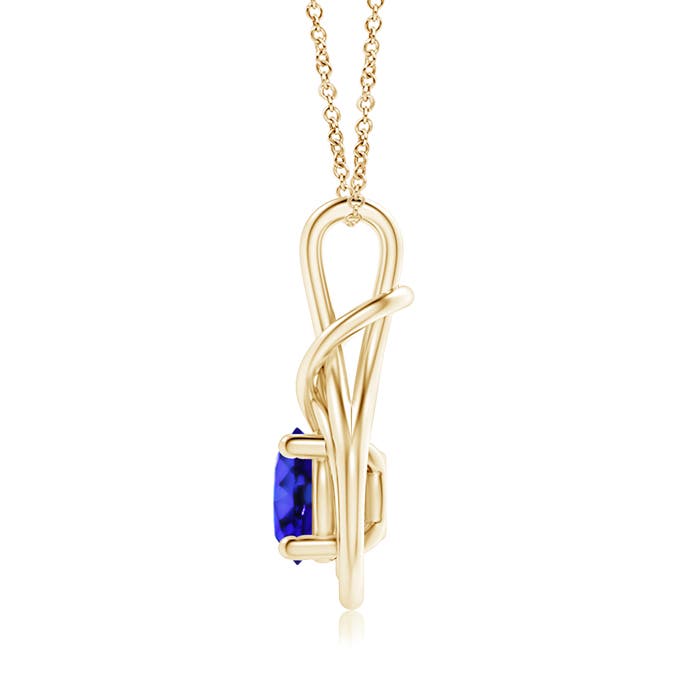 AAA - Tanzanite / 1.8 CT / 14 KT Yellow Gold