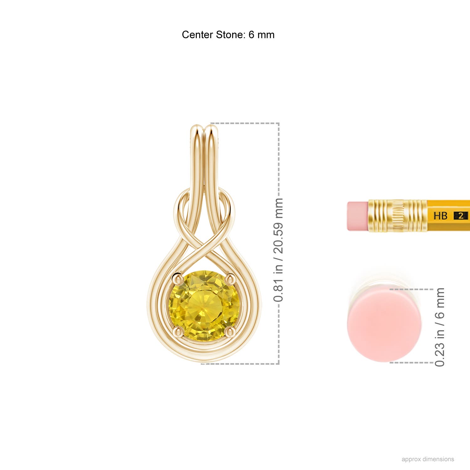 AAA - Yellow Sapphire / 1 CT / 14 KT Yellow Gold