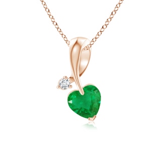 Heart AA Emerald