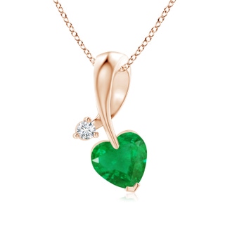 Heart AA Emerald