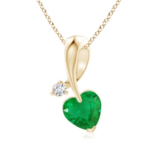 Heart AA Emerald