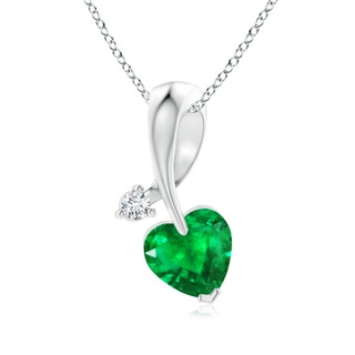 Heart AAA Emerald