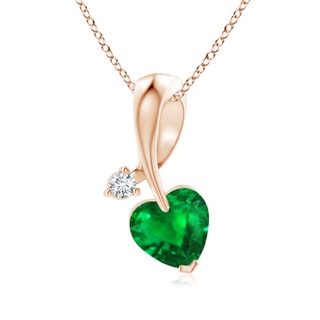 Heart AAAA Emerald