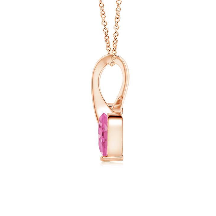 AA - Pink Sapphire / 0.26 CT / 14 KT Rose Gold