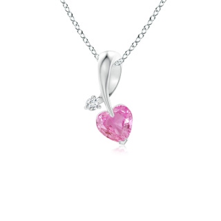 Heart AA Pink Sapphire
