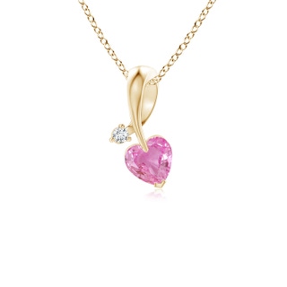 Heart AA Pink Sapphire
