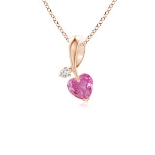 Heart AAA Pink Sapphire