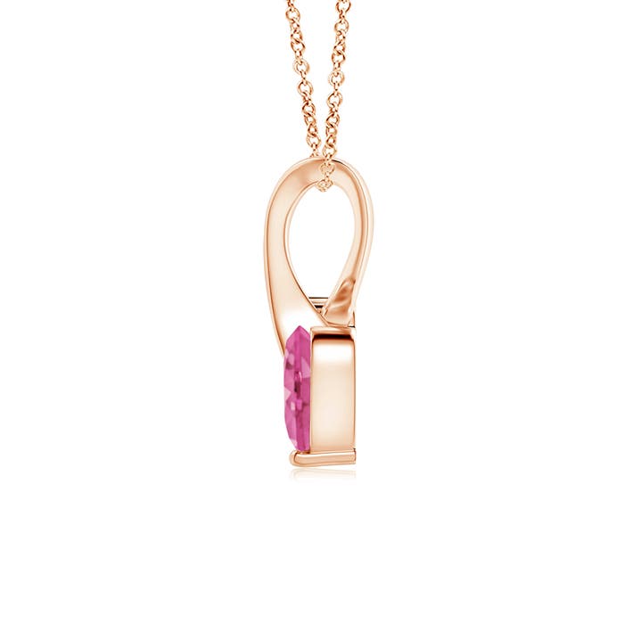 AAA - Pink Sapphire / 0.26 CT / 14 KT Rose Gold