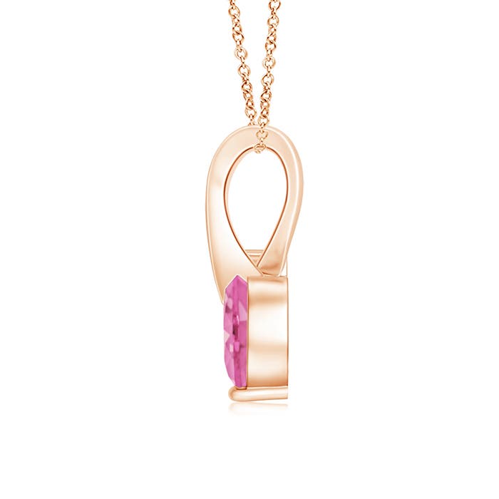 AA - Pink Sapphire / 0.58 CT / 14 KT Rose Gold