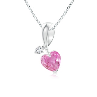 Heart AA Pink Sapphire