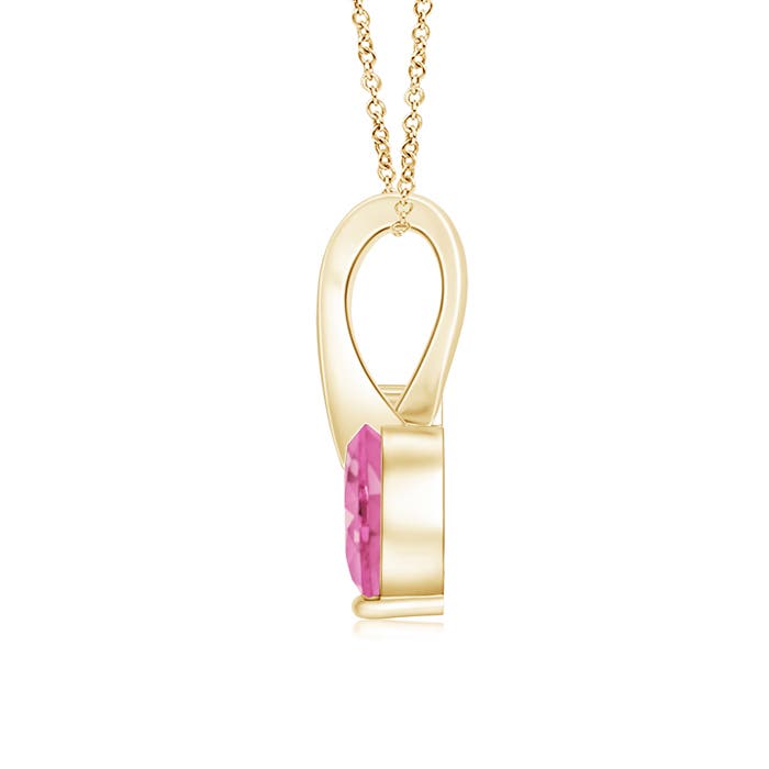 AA - Pink Sapphire / 0.58 CT / 14 KT Yellow Gold