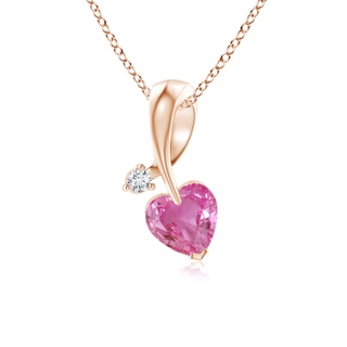 Heart AAA Pink Sapphire