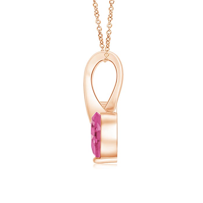 AAA - Pink Sapphire / 0.58 CT / 14 KT Rose Gold