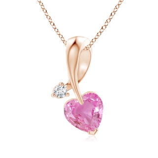 Heart AA Pink Sapphire