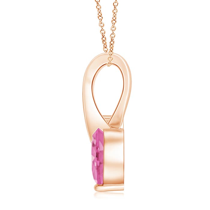 AA - Pink Sapphire / 0.84 CT / 14 KT Rose Gold