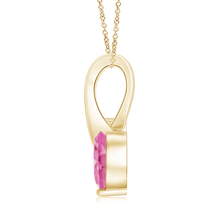 AA - Pink Sapphire / 0.84 CT / 14 KT Yellow Gold
