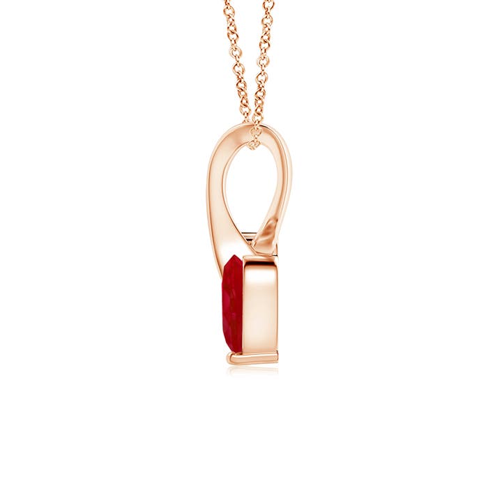 AA - Ruby / 0.31 CT / 14 KT Rose Gold