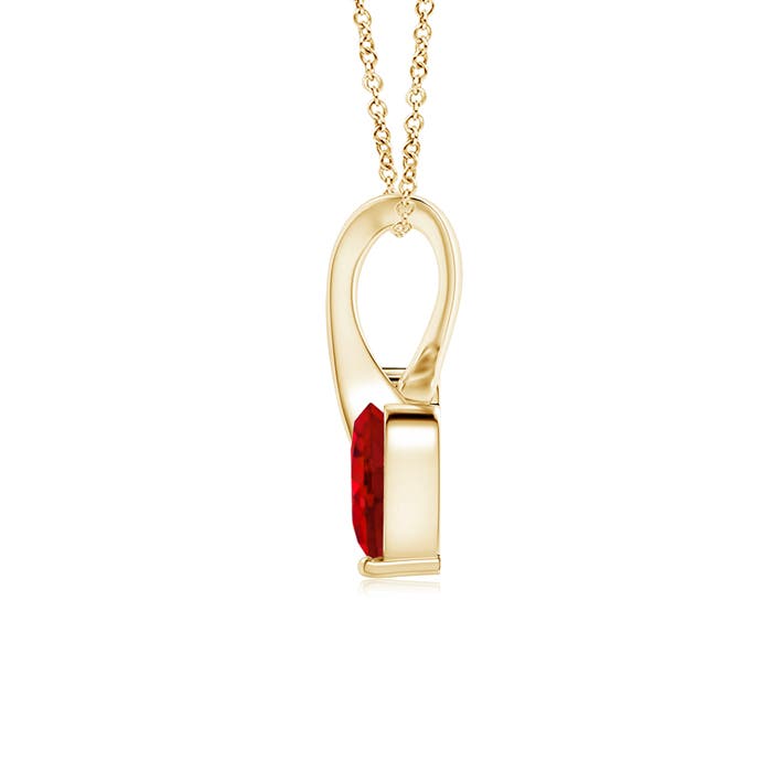 AAA - Ruby / 0.31 CT / 14 KT Yellow Gold