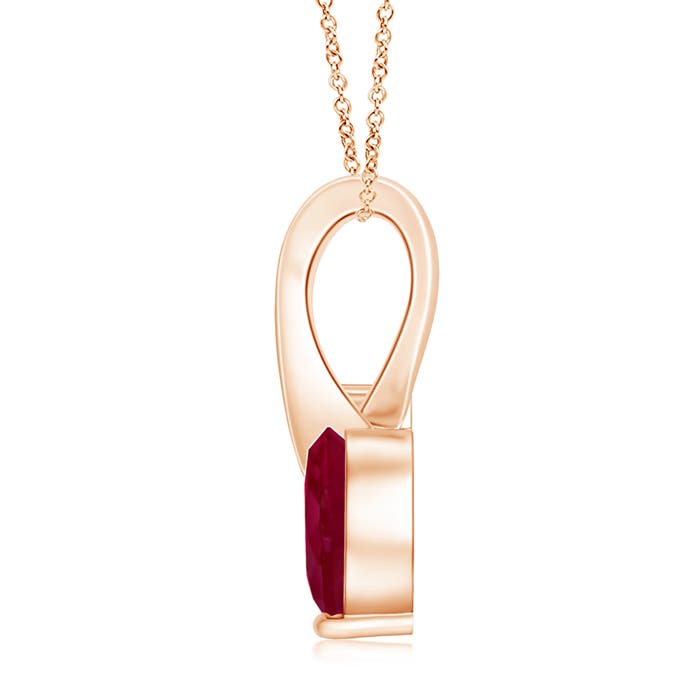 A - Ruby / 0.84 CT / 14 KT Rose Gold