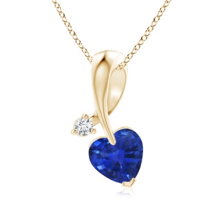 Heart AAA Blue Sapphire