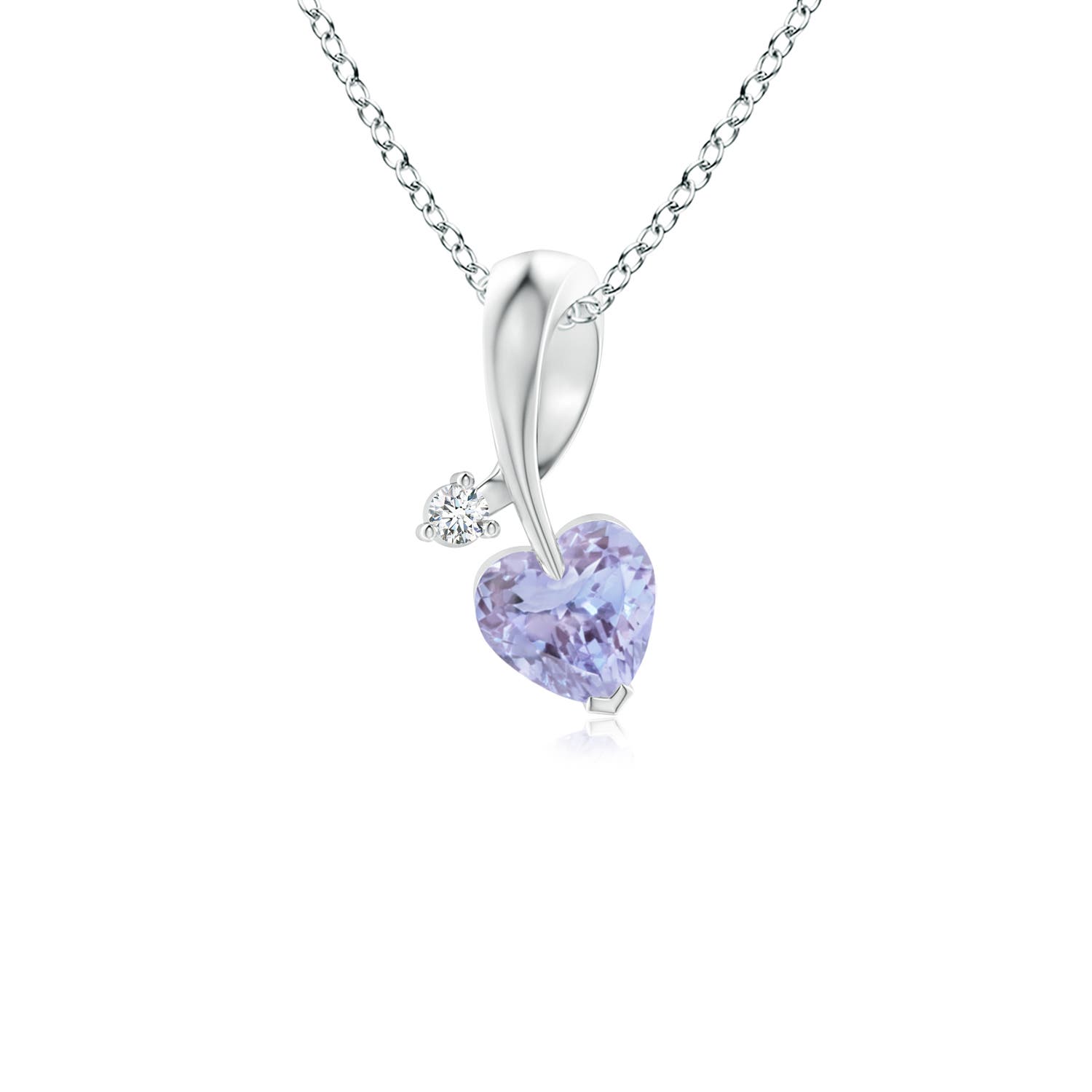 Platinum Tanzanite Necklaces & Pendants