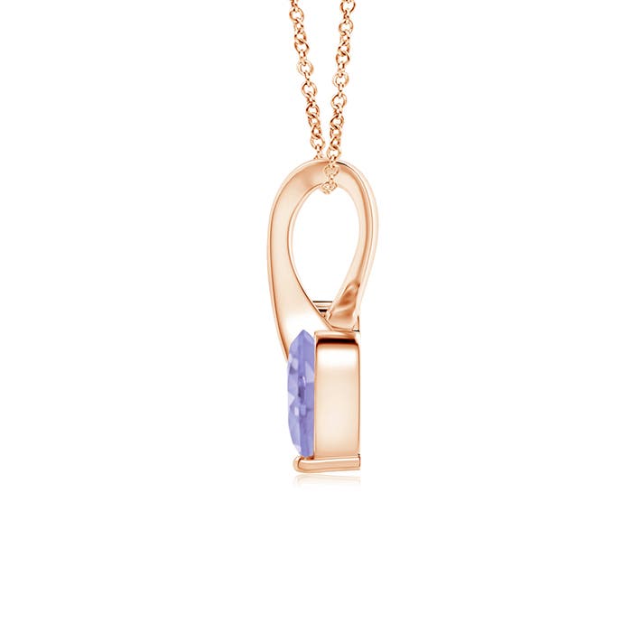 A - Tanzanite / 0.24 CT / 14 KT Rose Gold